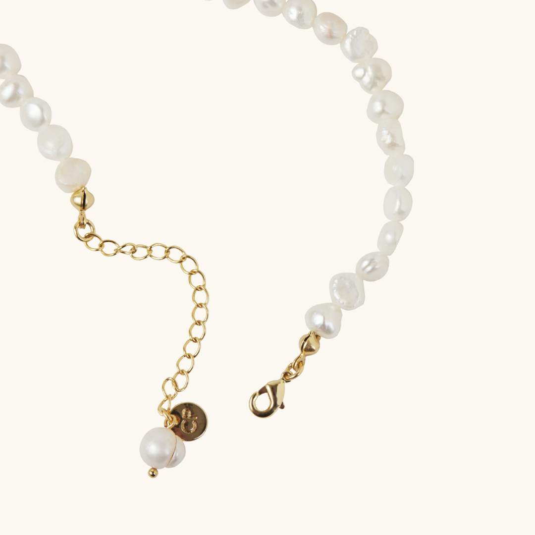 Baroque Pearl Necklace & Bracelet Set