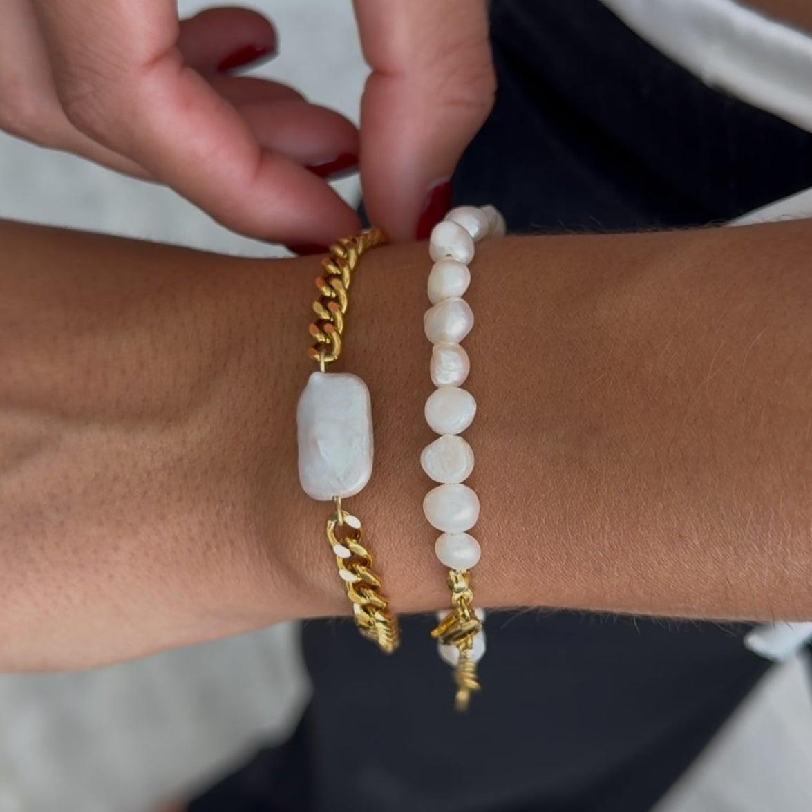 Everyday Pearl Bracelet Set | PREORDER (SHIPS 1ST MAY)