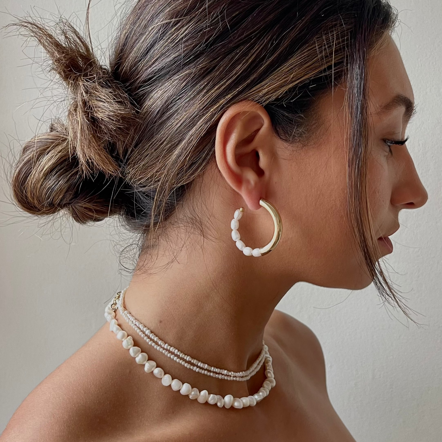 Ultimate Pearl Necklace Stack