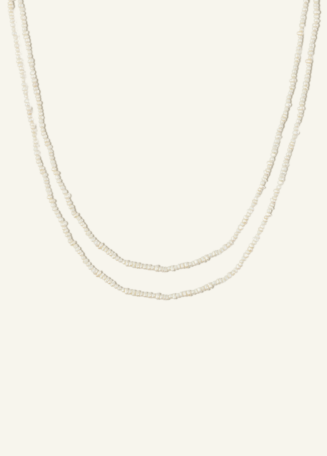 Fresh Pearl Double Wrap Necklace