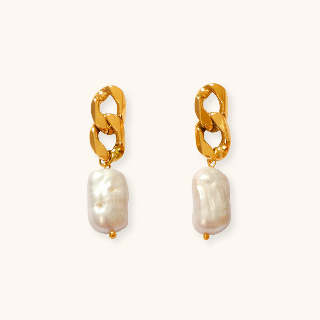 Pearl Pill Earrings