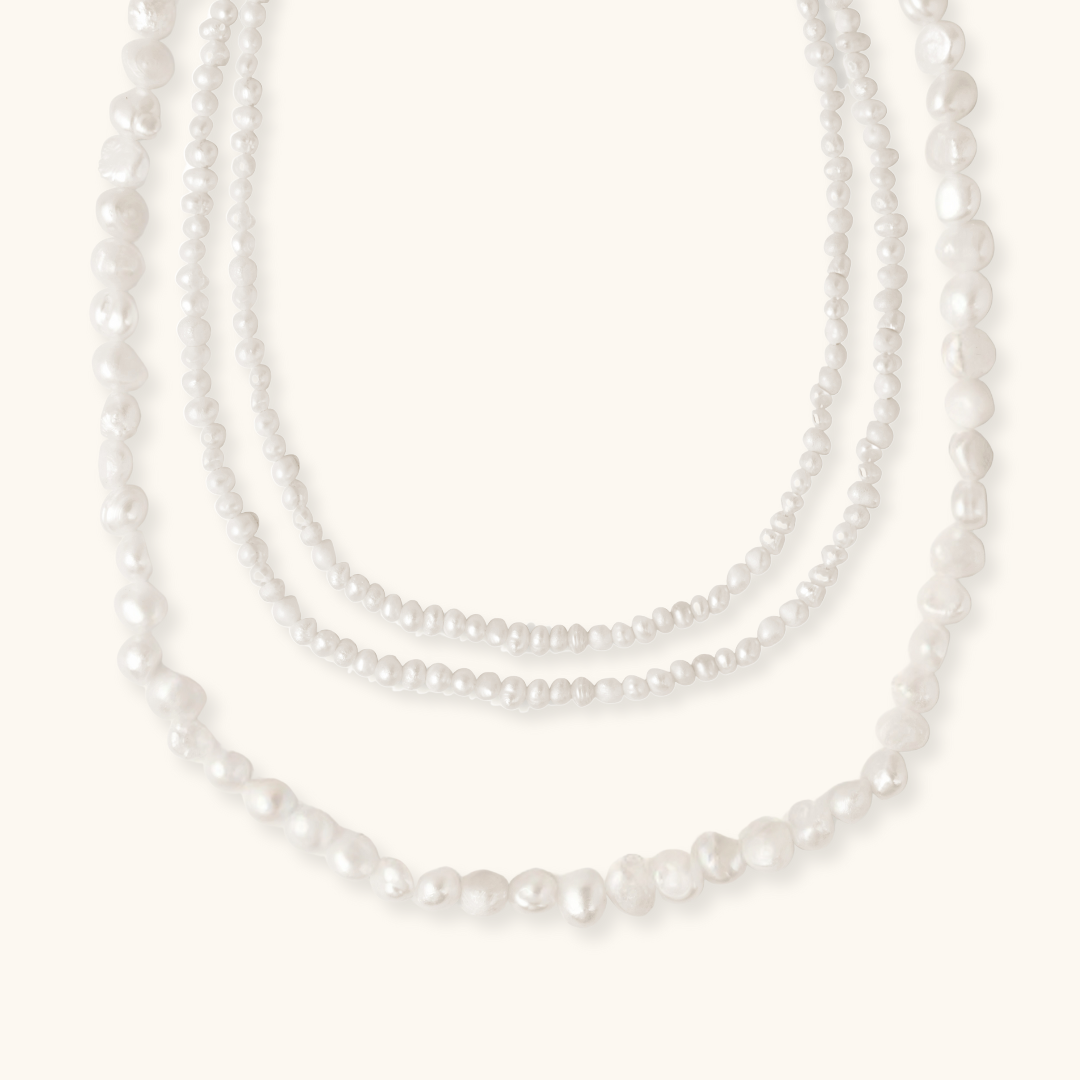 Ultimate Pearl Necklace Stack