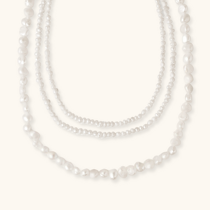 Ultimate Pearl Necklace Stack
