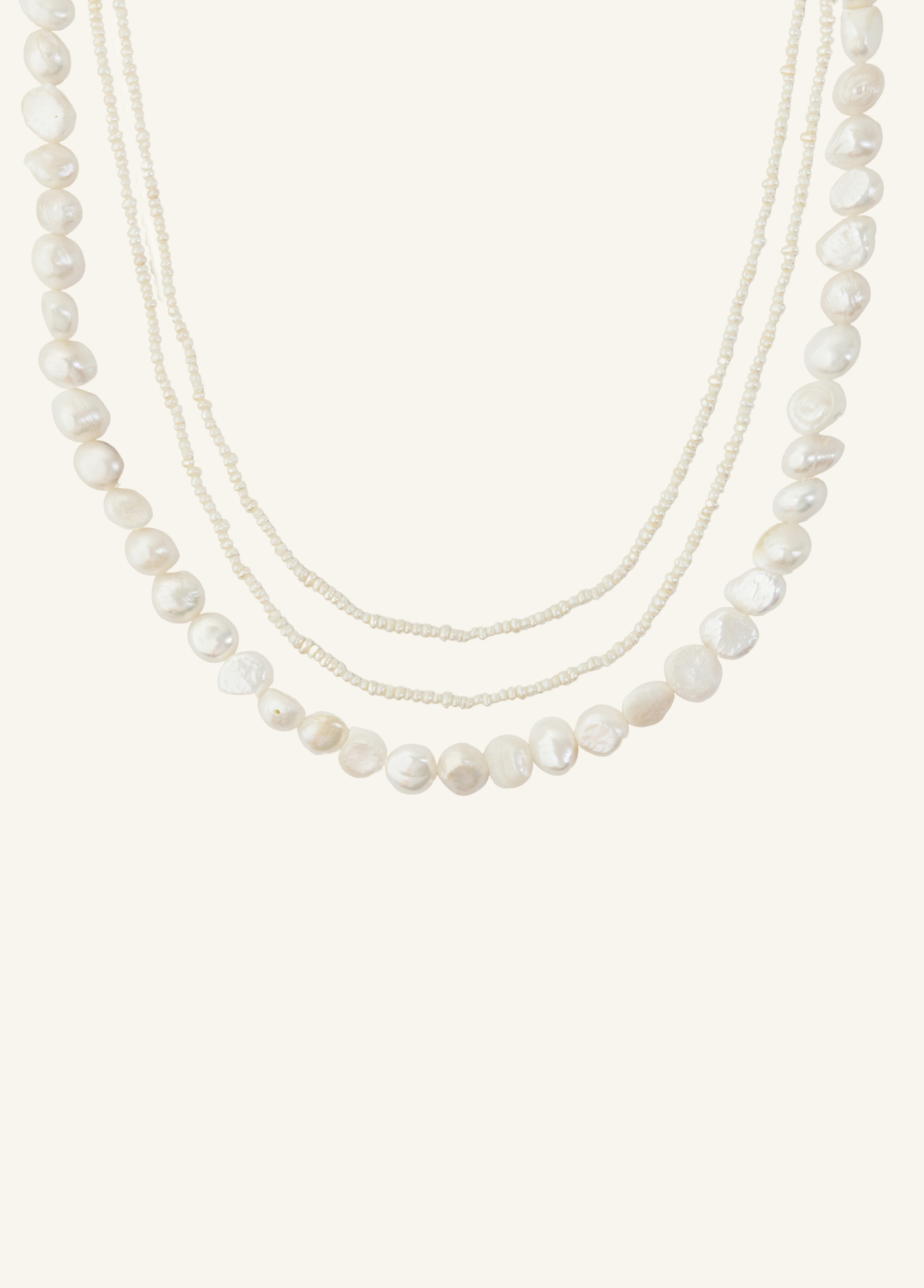 The Ultimate Pearl Necklace Stack