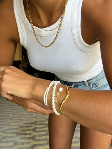 The Ultimate Pearl Bracelet Stack