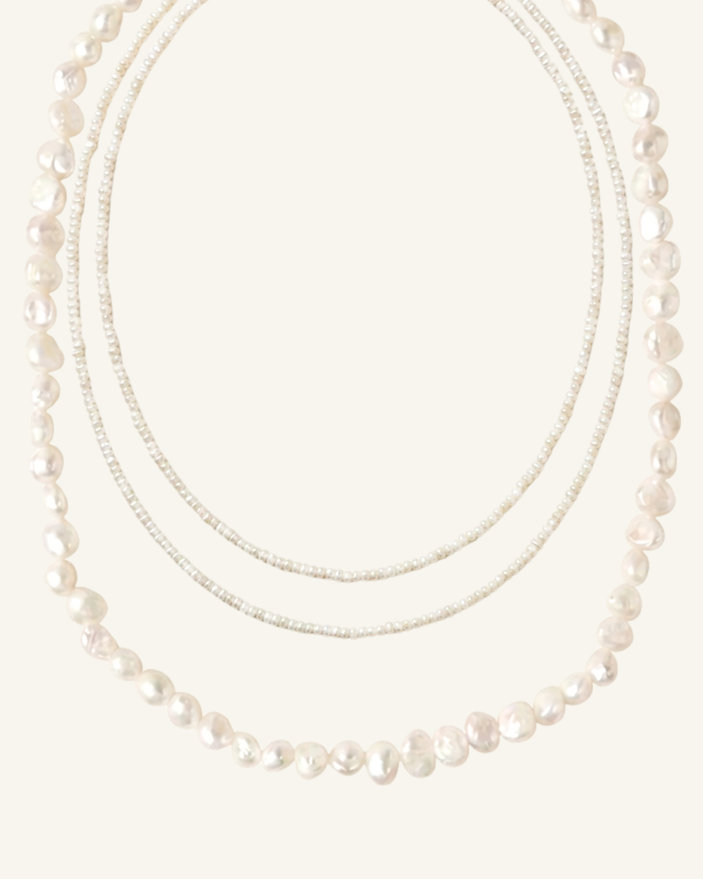 Ultimate Pearl Necklace Stack