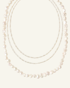 Ultimate Pearl Necklace Stack