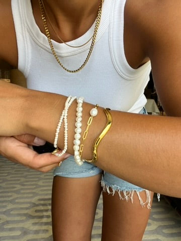 Ultimate Pearl Bracelet Stack